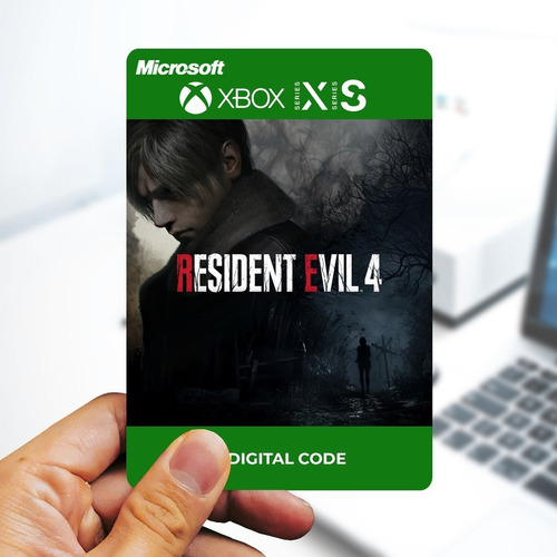 Resident Evil 4 Remake Código 25 Dígitos Xbox Series X